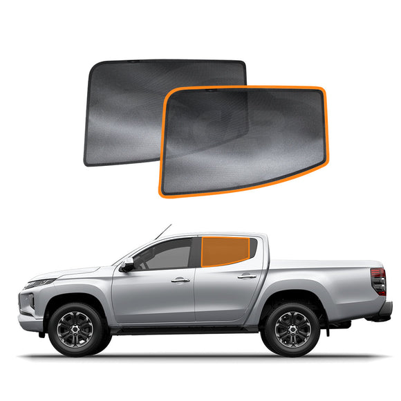 Window Sun Shade for Mitsubishi Triton MQ MR Double Cab 2015-2024
