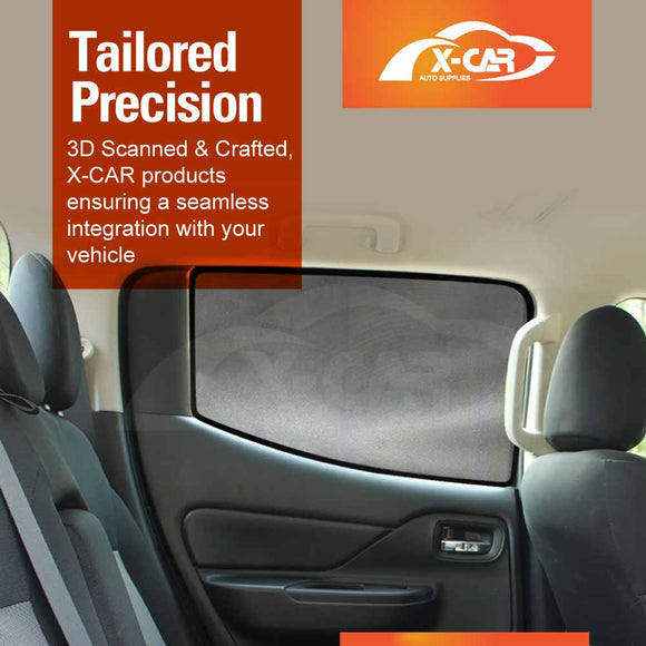 Window Sun Shade for Mitsubishi Triton MQ MR Double Cab 2015-2024