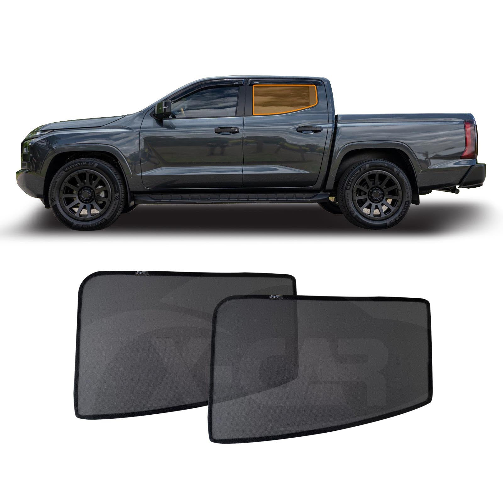Window Sun Shade for  Mitsubishi Triton MV Double Cab 2024-Onwards