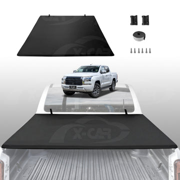 Soft Tonneau Cover for Mitsubishi Triton MV Double Cab 2024-Onwards Tri-Fold Ute Tub Bed