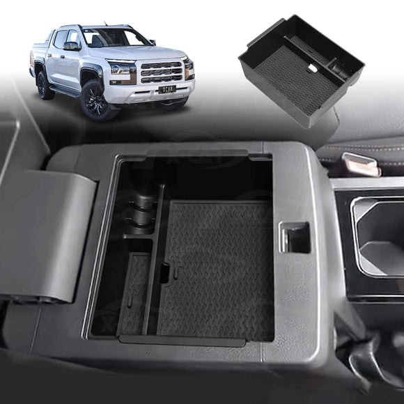 Centre Console Organizer Set for Mitsubishi Triton MV Double Cab 2024-Onwards Armrest Tray Storage Box Cup Holder Car Interior Accessories