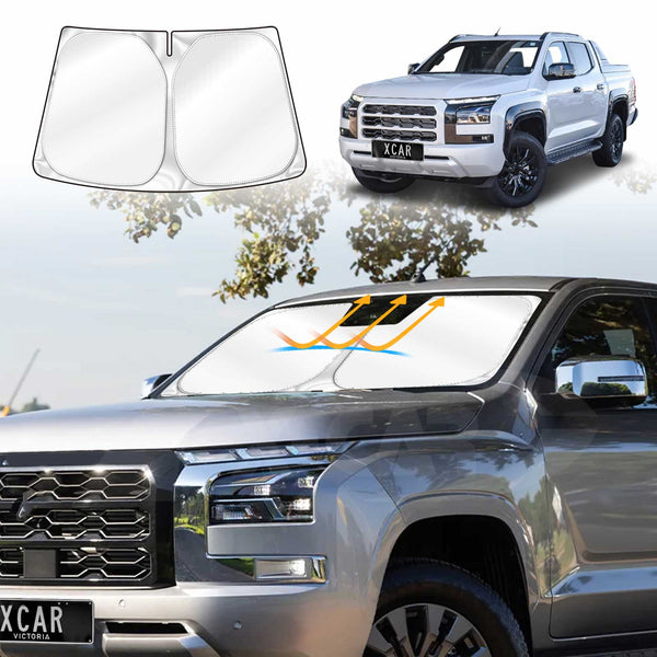 WindScreen Sun Shade for Mitsubishi All-New Triton Double Cab 2024-2025