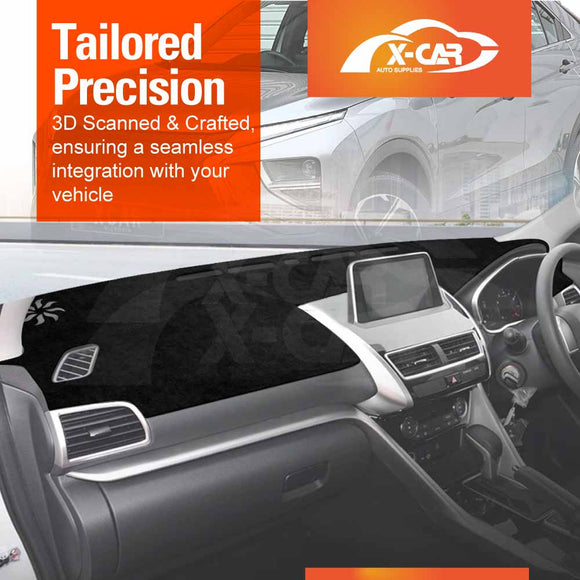 Dash Mat for Mitsubishi Eclipse Cross With HUD 2021-Onwards Non-Slip Microfiber Pad Cover