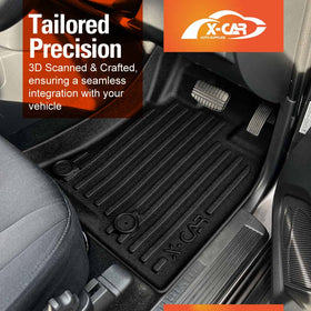 3D Floor Mats for Mitsubishi Pajero 2006-2022 All-Weather Liners - 0