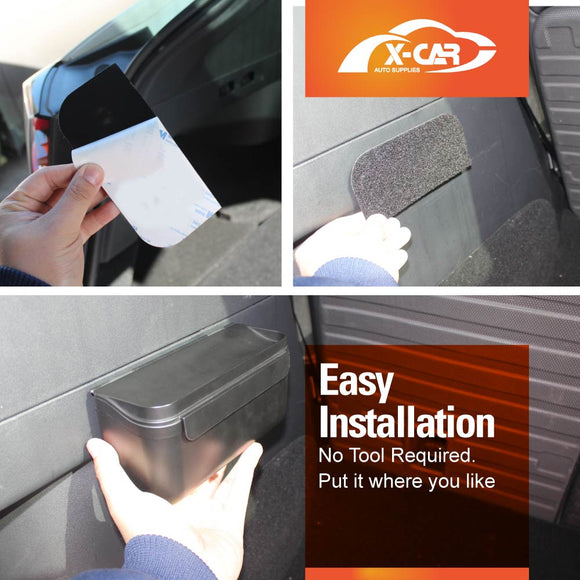 Velcro Rack Storage Velcro TPE Storage Box Sunglasses Holder Organizer Accessories | X-CAR