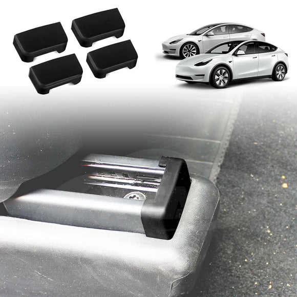 Seat Rail Cap for Tesla Model 3 Model Y Slide Anti-collision Rubber Cover Plug