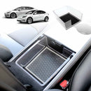 Premium Centre Console Organizer Tray for Tesla Model 3/Y Armrest Storage Box Cubby Drawer Container-2