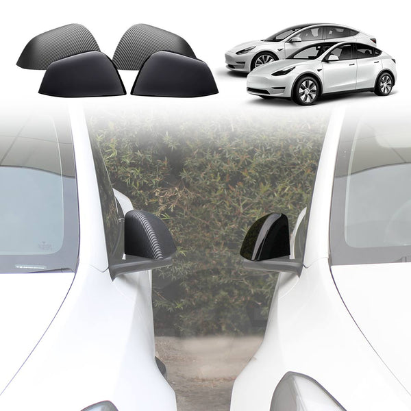 Rear View Mirror Trim Cover For Tesla Model Y 2022-2024