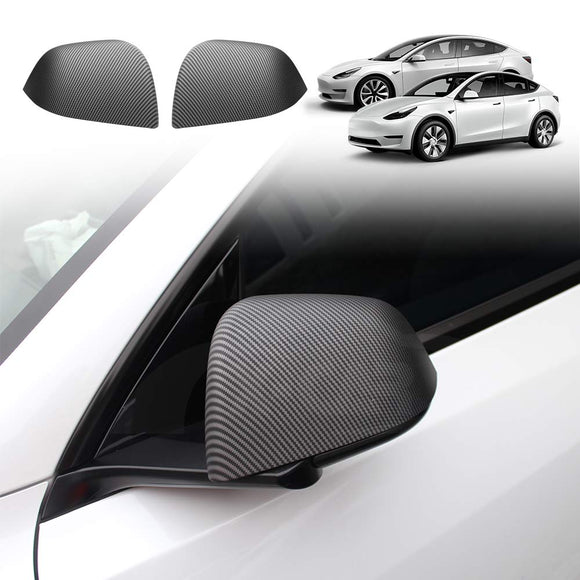 Rear View Mirror Trim Cover For Tesla Model Y 2022-2025