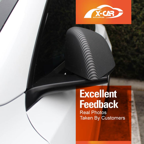 Rear View Mirror Trim Cover For Tesla Model Y 2022-2025