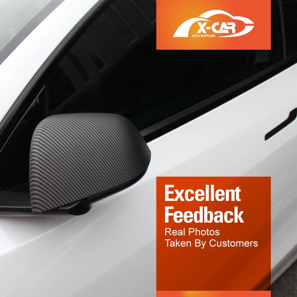 Rear View Mirror Trim Cover For Tesla Model Y 2022-2025