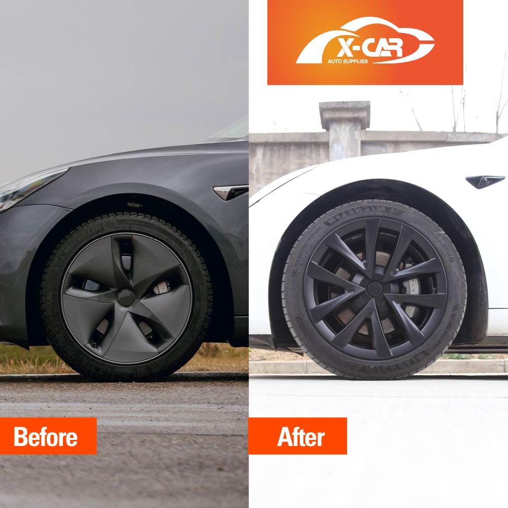 Tesla Model 3 Wheel Protector Cover Hub Caps 18 Inch Rim Hubcaps ...