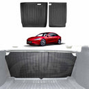 Tesla Model 3 Highland 3D All-Weather Interior Liners for Boot Frunk Cargo Mats 2023-2025-18