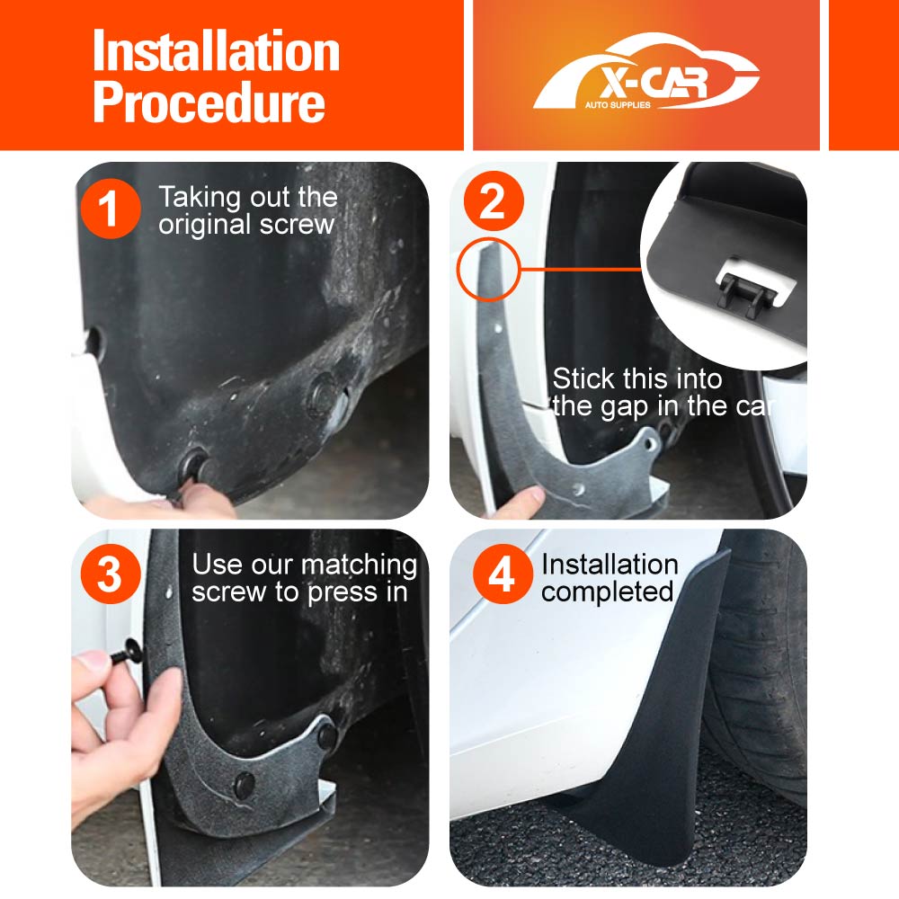 Tesla Model Y Juniper Mud Flaps Splash Guards Mudguard Fender 2025-Onwards