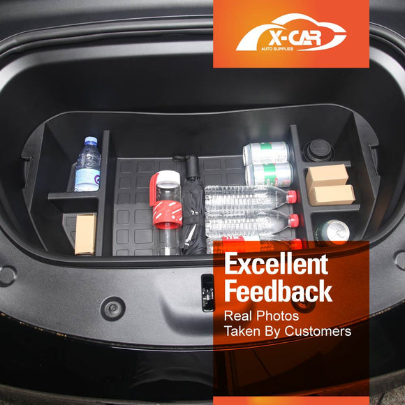 Tesla Model Y 2022-2025 Front Trunk Cargo Organizer Frunk Storage Box Organiser Tray