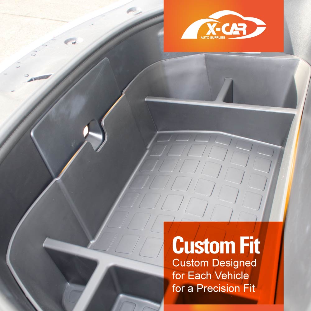 Tesla Model Y 2022-2025 Front Trunk Cargo Organizer Frunk Storage Box Organiser Tray - 0