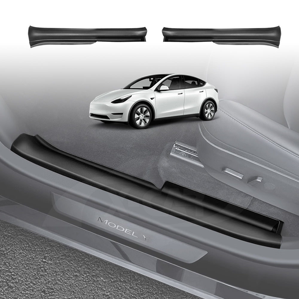 Tesla Model Y 20222024 Front Rear Door Sill Plate Protector Trim