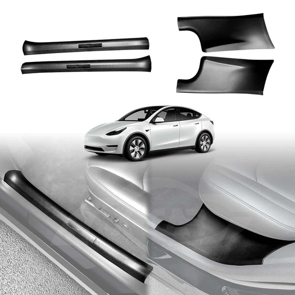 Tesla Model Y 2022-2024 Front and Rear Door Sill Protector