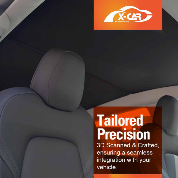 Rear Windscreen Roof Sunshades for Tesla Model Y L 6-Seat 2026-Onwards Sunroof Sun Blind