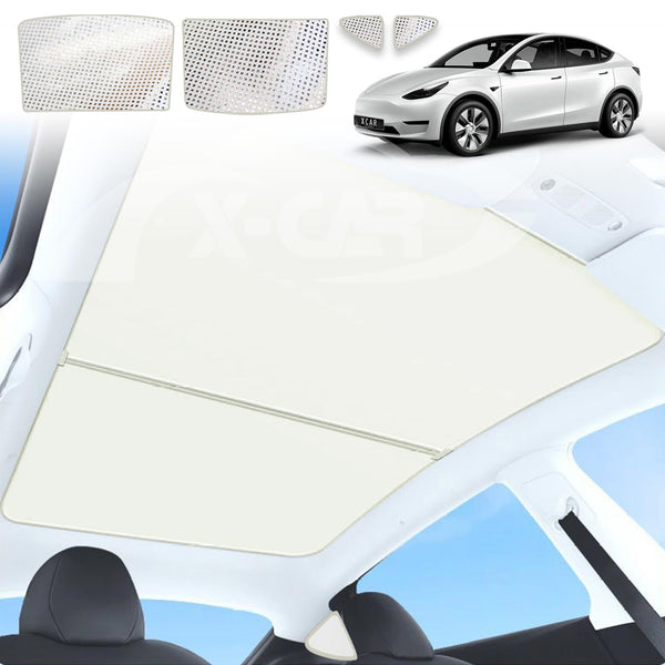 Glass Roof Sun Shade For Tesla Model Y 2022-2025