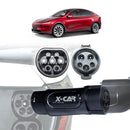 Tesla Model Y L 6-Seat 2026-Onwards Charging Adapter Type 1 to Type 2 Connector SAE J-1772 to IEC62196 32A 250V AC IP54-1