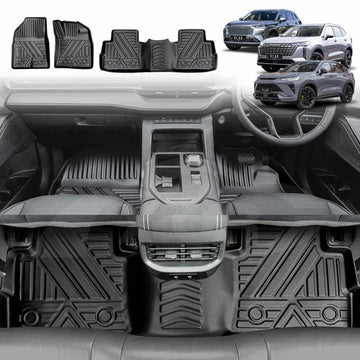 3D Floor Mats for GWM Haval H6 / H6 GT / Hybrid 2021-Onwards All-Weather Liners