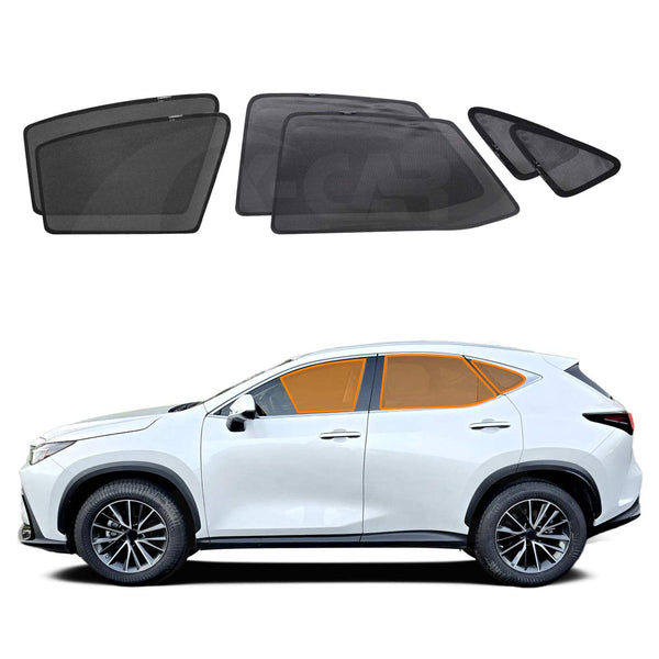 Magnetic Window Sun Shades for Lexus NX Series NX250 NX350 NX350h NX450h 2022-2025