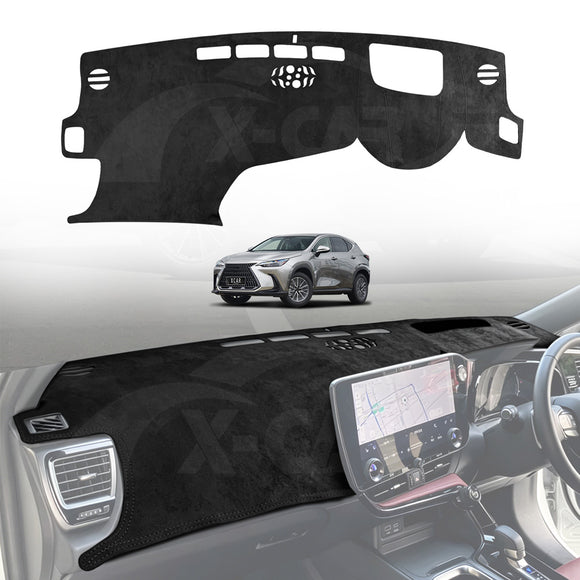 Dash Mat for Lexus NX Series NX250 NX350 NX350h NX450h 2022-Onwards Non-Slip Microfiber Pad Cover Interior Accessories