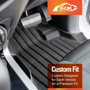 3D Floor Mats for Nissan Navara NP300 D23 Dual Cab 2015-2025 All-Weather Car Liners-5