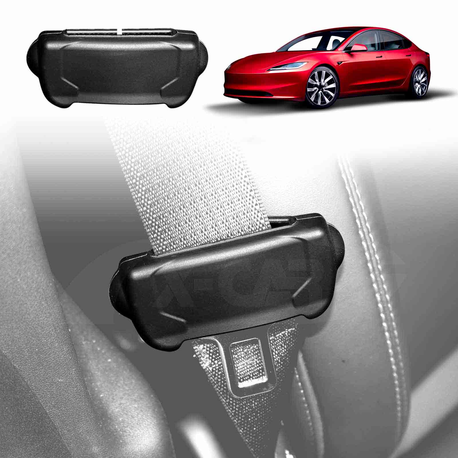 Tesla Model 3 Highland Seat Belt Buckle Protective Cover 2022-2025 Interior Accessories - 0