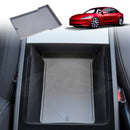 Soft Silicone Organizer Pad Set for Tesla Model 3 Highland 2023-2025 Center Console Armrest Storage Cup Holder Coaster-5