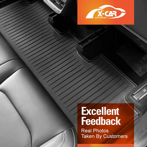 3D Floor Mats For Tesla Model 3 2017-2023 All-Weather Car Liners