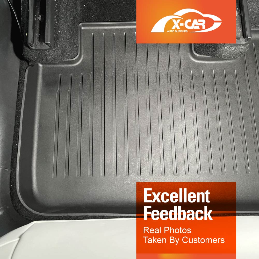 3D Floor Mats For Tesla Model 3 2017-2023 All-Weather Car Liners