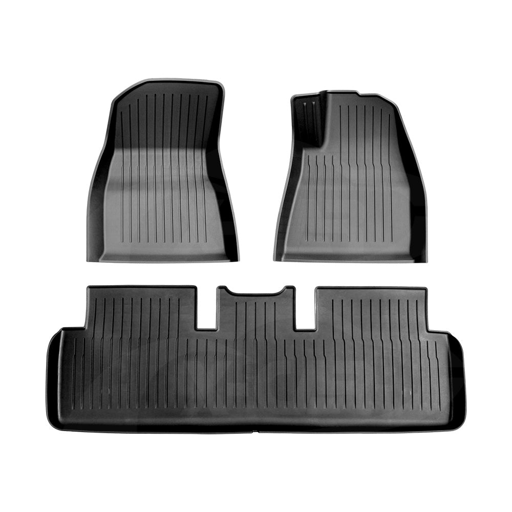 Tesla Model 3 Highland Car Floor Mats 3D All-Weather Liners 2023-2025