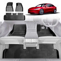 NEW 2024 Tesla Model 3 Highland Car Floor Mats 3D All-Weather Liners