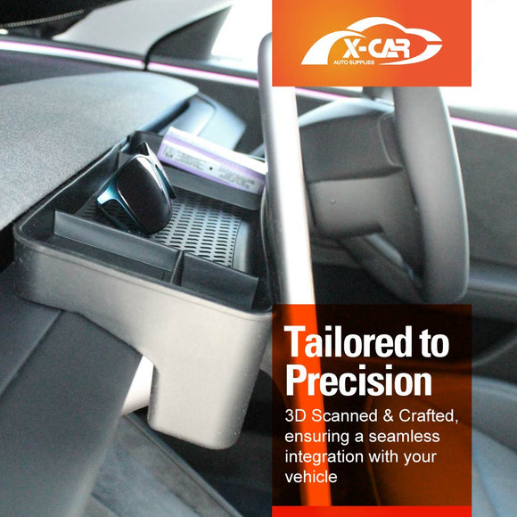 Center Screen Console Dash Tray for Tesla Model 3 Highland 2023-2025 Organizer Hidden Storage