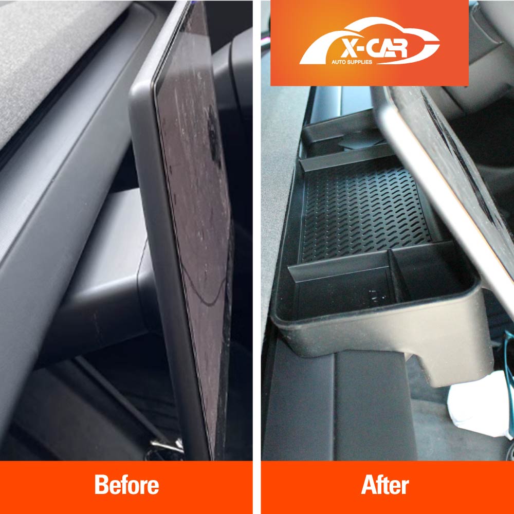 Center Screen Console Dash Tray for Tesla Model 3 Highland 2023-2025 Organizer Hidden Storage