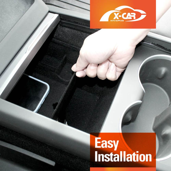 Centre Console Organizer Tray for Tesla Model 3 Highland 2023-2025 Armrest Storage Box Cup Holder