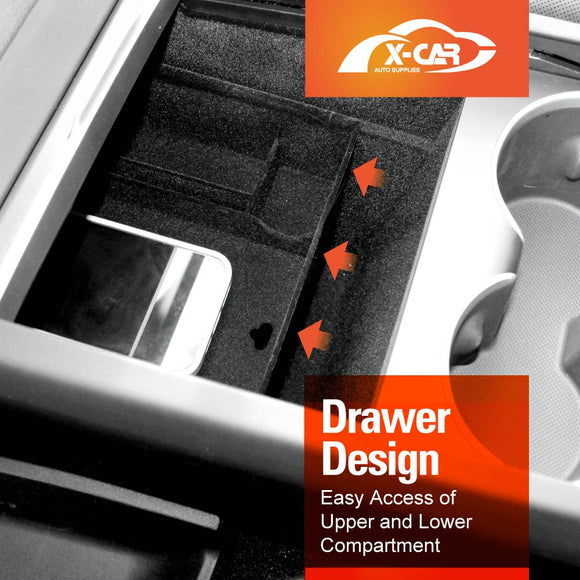 Tesla Model Y Juniper Centre Console Organizer Tray Armrest Storage Box 2025-Onwards