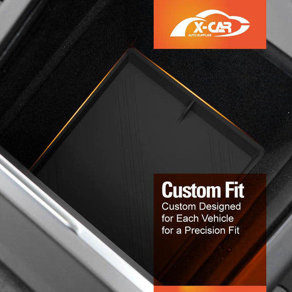 Soft Silicone Organizer Pad Set for Tesla Model 3 Highland 2023-2025 Center Console Armrest Storage Cup Holder Coaster