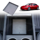 Soft Silicone Organizer Pad Set for Tesla Model 3 Highland 2023-2025 Center Console Armrest Storage Cup Holder Coaster-7