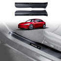 NEW Tesla Model 3 Highland Door Sill Protector Carbon Fiber Style