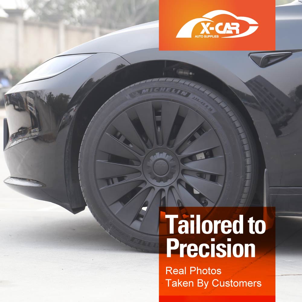 Tesla Model 3 Highland 18'' Wheel Protector Cover Hub Caps 2023-2025