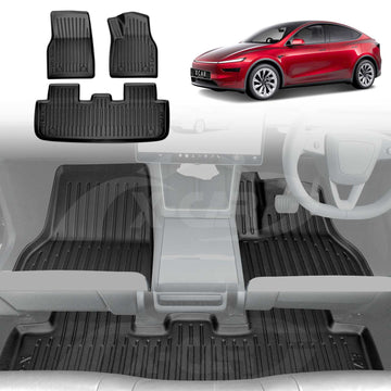 3D Car Mats for Tesla Model Y Juniper 2025-Onwards All-Weather Floor Liners