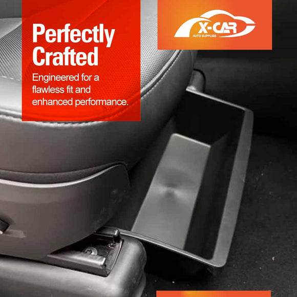 Car Under Seat Storage Box for Tesla Model Y Juniper 2025-Onwards Front Seats Organizer Tray