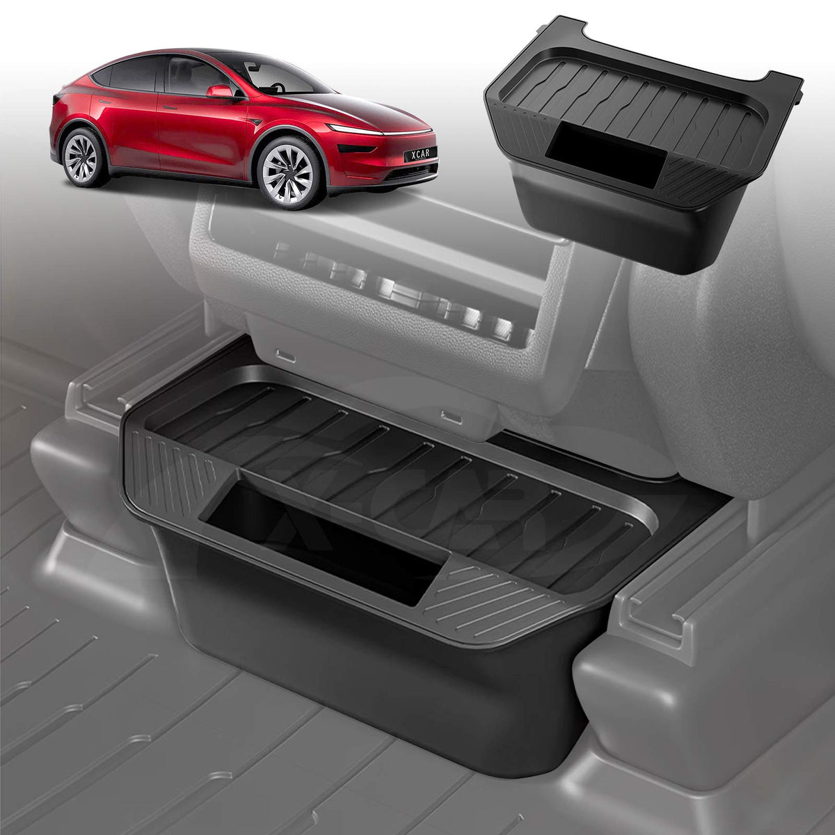Tesla Model Y Rear Storage Rear Seat Center Organizer for Tesla Model Y Juniper 2025-Onwards | X-CAR
