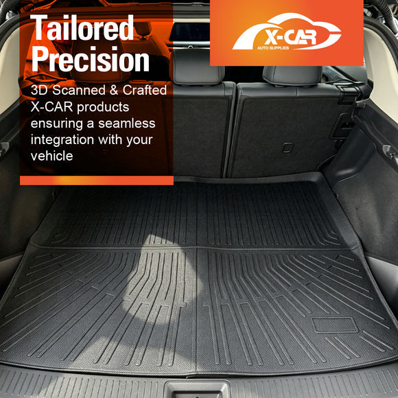 Boot Liner/ Back Seat Protector for Nissan Ariya 2023-Onwards All Weather Heavy Duty Cargo Trunk Mat Luggage Tray