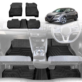 3D Floor Mats for Nissan LEAF ZE1 Series 2017-2025 Car Liners