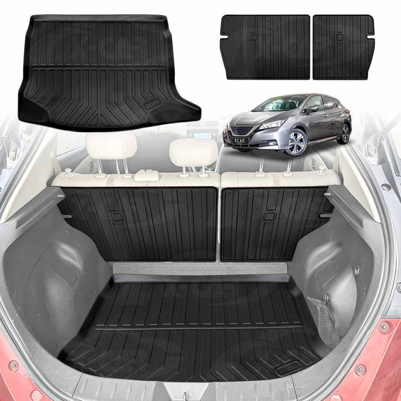 Boot Liner/Back Seat Protector for Nissan LEAF ZE1 Series 2017-2025 Cargo Trunk Mat Luggage Tray