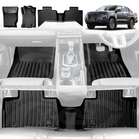 3D Floor Mats for Nissan Navara D27 2026-Onwards All-Weather Liners